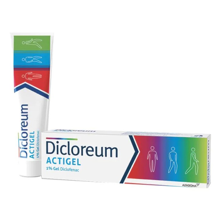 Dicloreum Actigel 1% Gel per Dolori Reumatici e Traumatica 50 g - Alfasigma