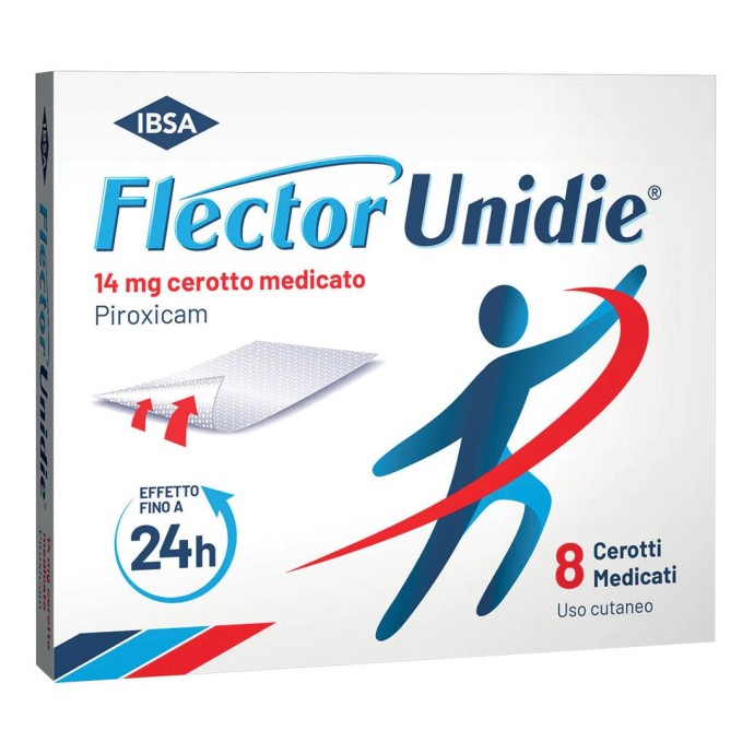 Flector Unidie Cerotto Medicato 14mg 8 Pezzi - Flector Flector Unidie Cerotto Medicato 14mg 8 Pezzi - Flector