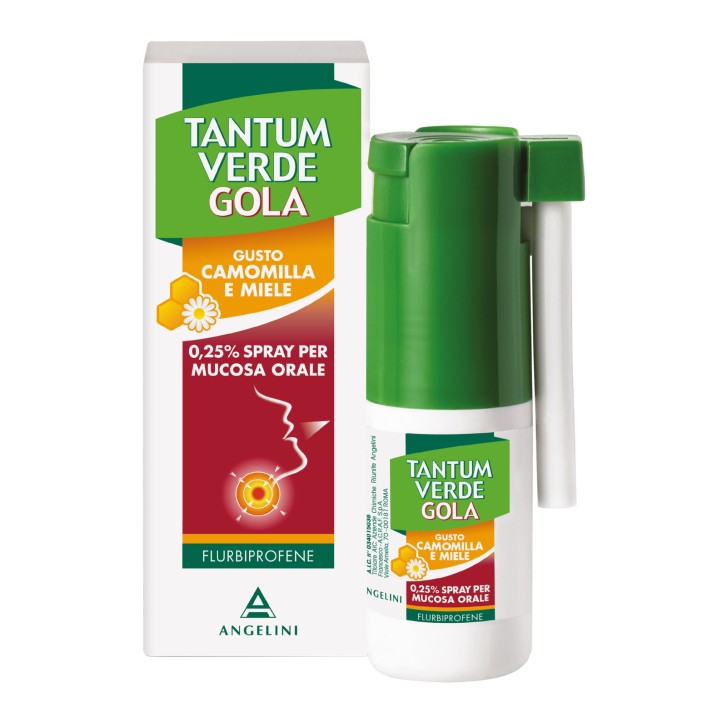 Tantum Verde Gola Spray 15ml Camomilla e Miele - TANTUM