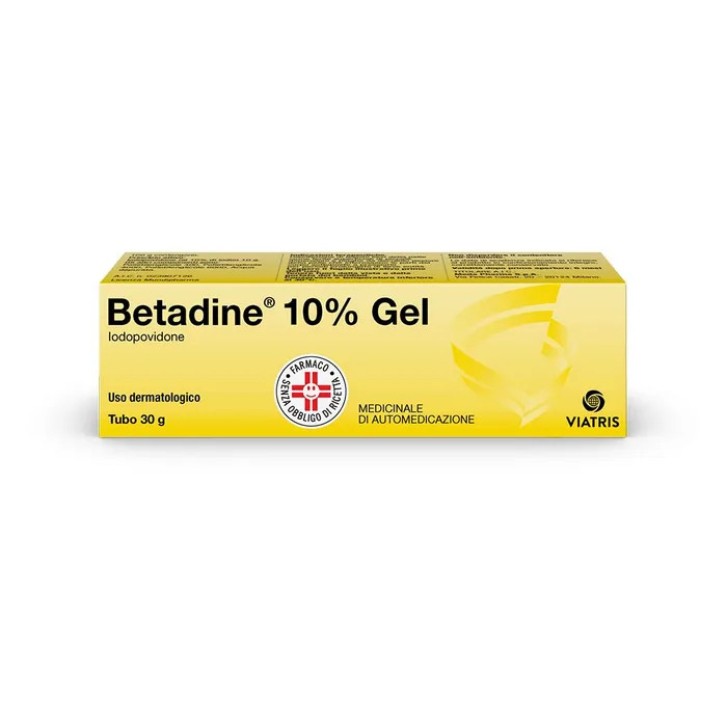 Betadine Gel 10% 30g Antisettico per Ferite - Betadine Betadine Gel 10% 30g Antisettico per Ferite - Betadine