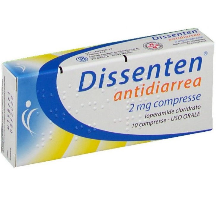 Dissenten Antidiarrea 2 mg 10 Compresse - Dissenten