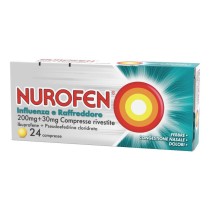 Nurofen Influenza e Raffreddore 200mg+30mg Compresse Rivestite 24pz - Nurofen Nurofen Influenza e Raffreddore 200mg+30mg Compresse Rivestite 24pz - Nurofen
