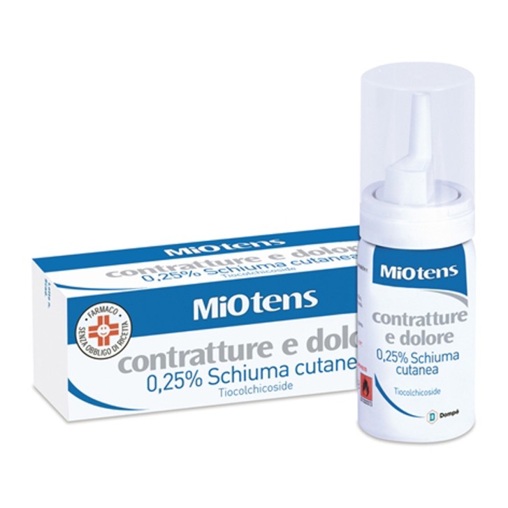 Miotens Contrattture e Dolore 0.25% Schiuma Cutanea 30ml - MIOTENS