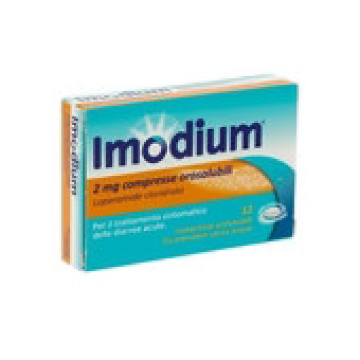 Imodium 2mg Diarrea occasionale acuta 12 compresse orosolubili - IMODIUM