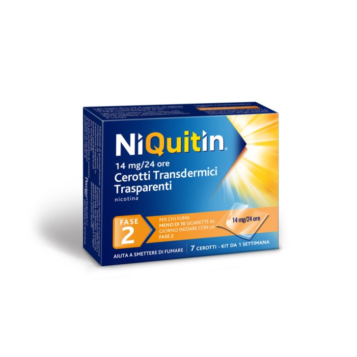 Niquitin Cerotti Transdermici 14mg/24h 7 Pezzi - Niquitin