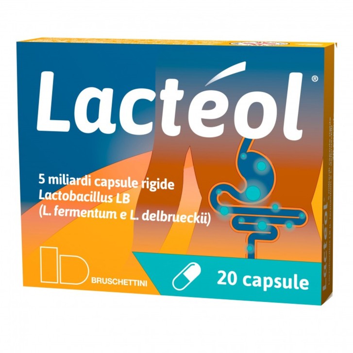 Lacteol 5 Miliardi Capsule per Diarrea 20 Capsule - Lacteol