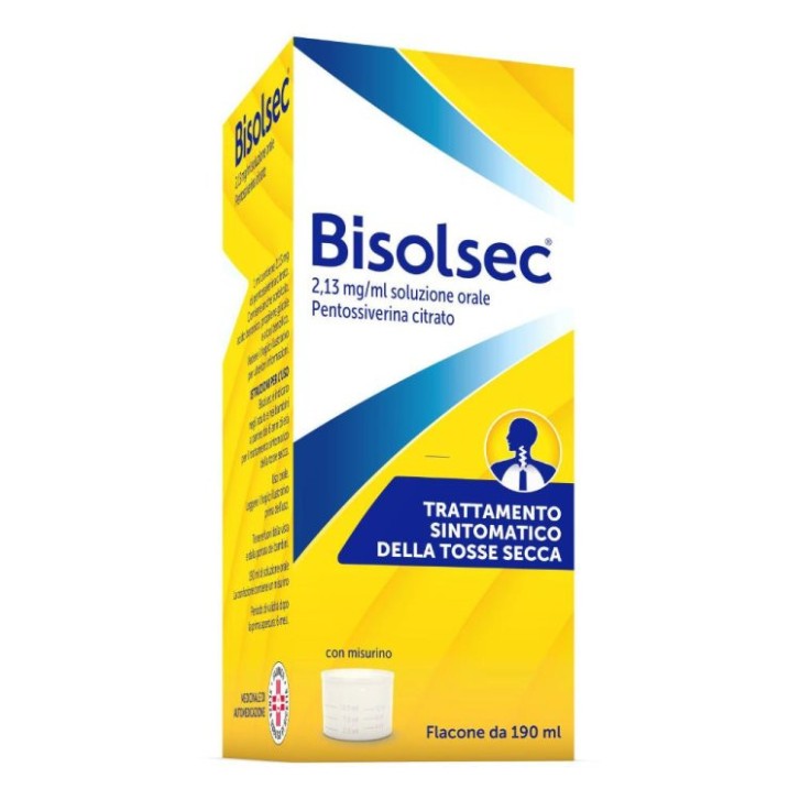 Bisolsec Soluzione Orale per Tosse Secca 190ml - Opella Healthcare