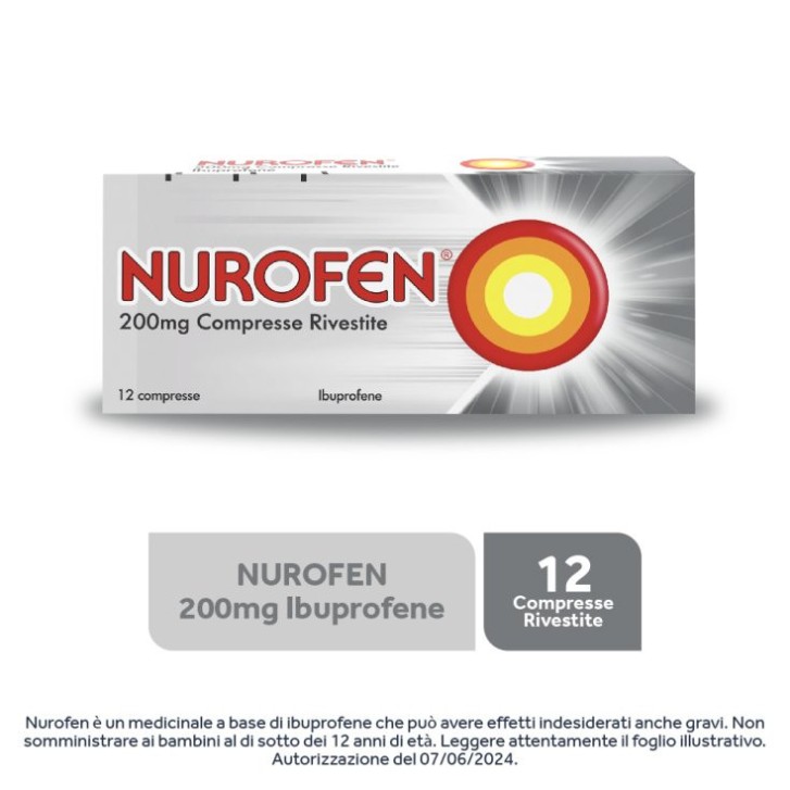 Nurofen 200 mg Compresse Rivestite Sollievo Dolore - Nurofen