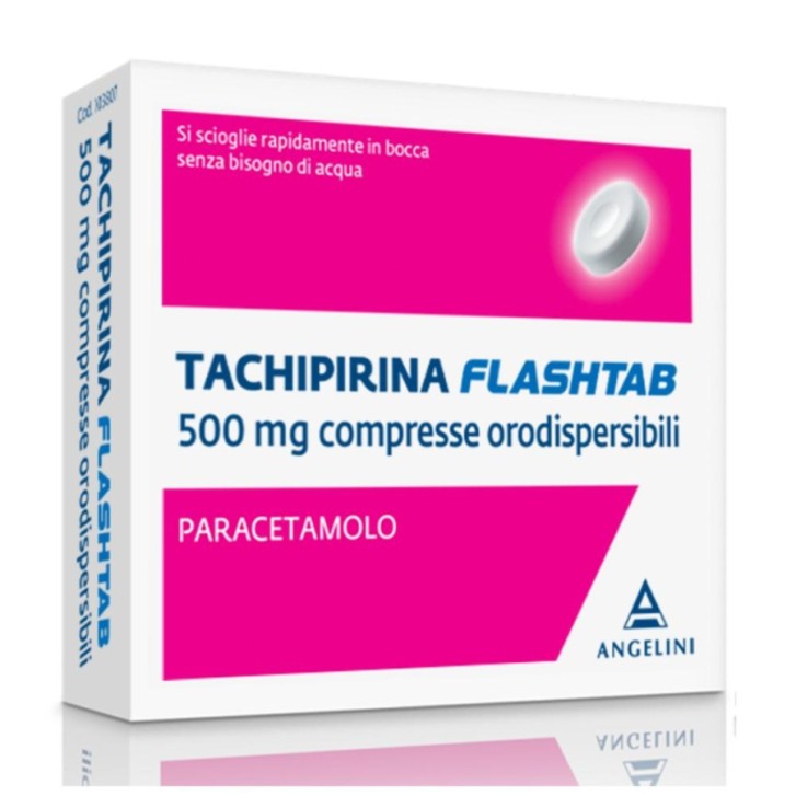 Tachipirina Flashtab 500mg, 16 compresse orodispersibili - Angelini
