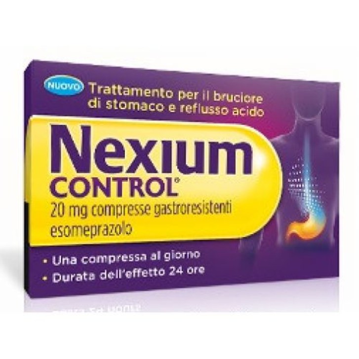 Nexium Control 20 mg Compresse Gastroresistenti 14 pezzi - NEXIUM CONTROL