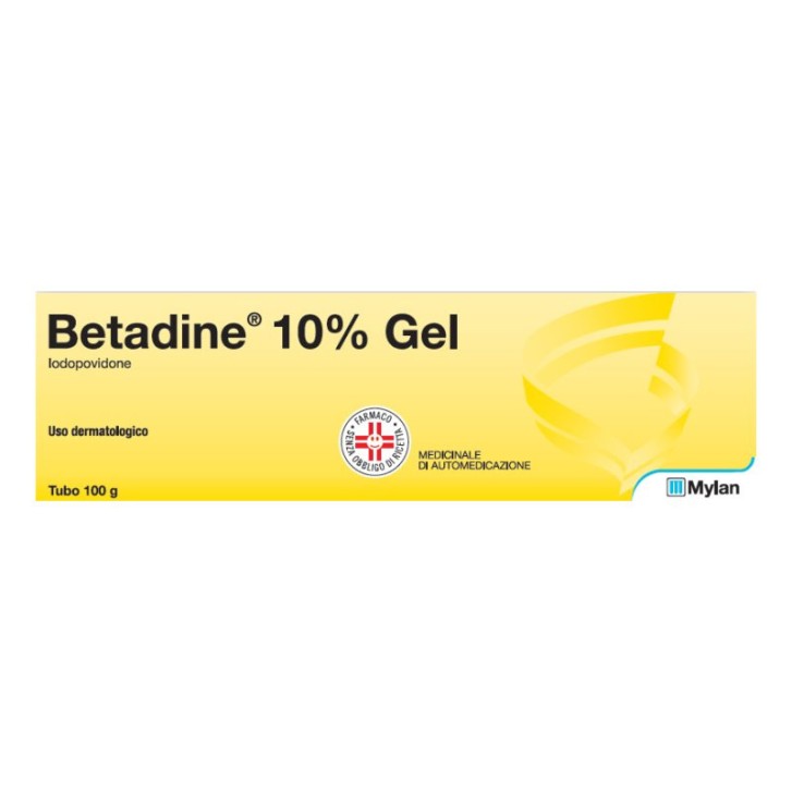Betadine Gel 10% Disinfettante Cute Lesa 100g - Betadine