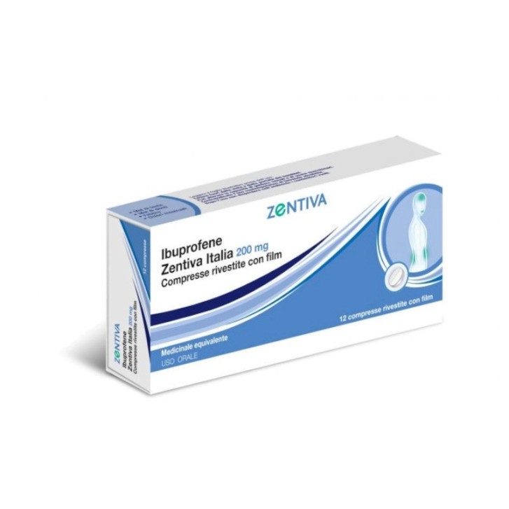 Ibuprofene Zentiva 200mg Compresse Rivestite 12CPR - Zentiva