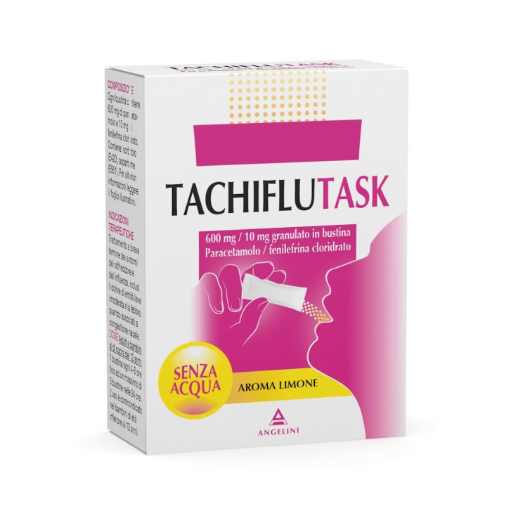 Tachiflutask 600mg/10mg Granulato per Raffreddore - Tachipirina