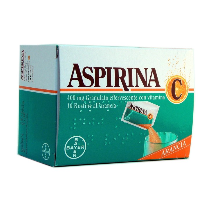 Aspirina 400mg 10 Compresse Effervescenti con Vitamina C - Aspirina