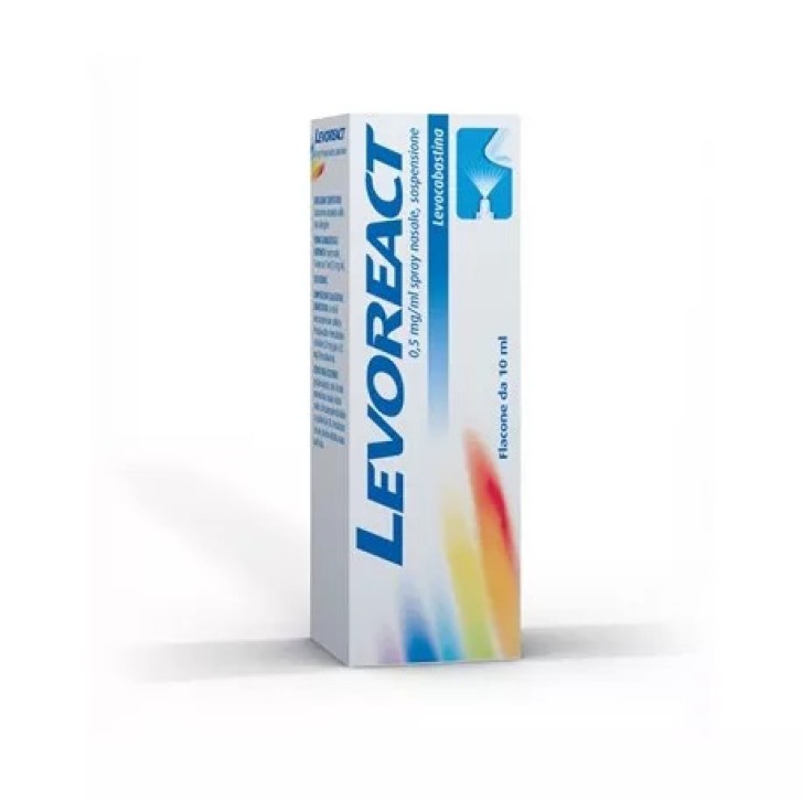 Levoreact Spray Nasale Antistaminico Rinite Allergica 10 ml - Levoreact
