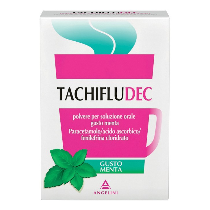 Tachifludec Menta Polvere Soluzione Orale 10 Bustine - Angelini