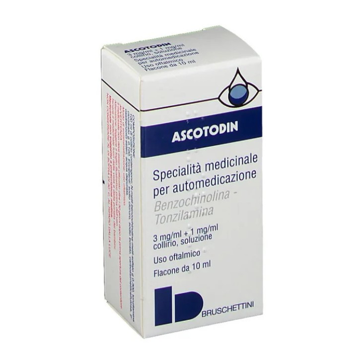 Ascotodin Collirio Oftalmico per Irritazioni Oculari 10ml - ASCOTODIN