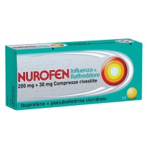 Nurofen Influenza e Raffreddore 12 Compresse - Nurofen Nurofen Influenza e Raffreddore 12 Compresse - Nurofen