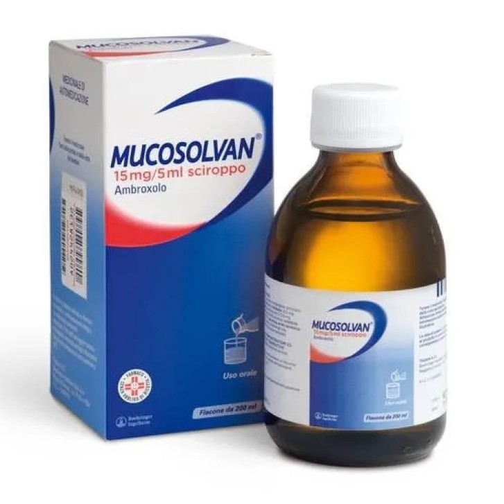 Mucosolvan Sciroppo per la Tosse Grassa 200ml 15mg/5ml - Mucosolvan