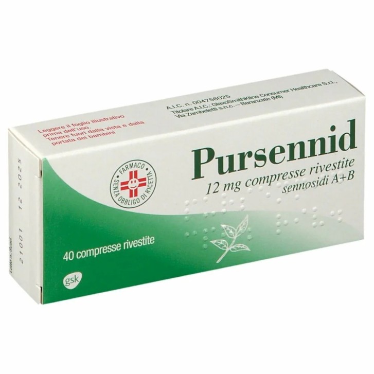 Pursennid 12 mg, 40 compresse rivestite - Pursennid