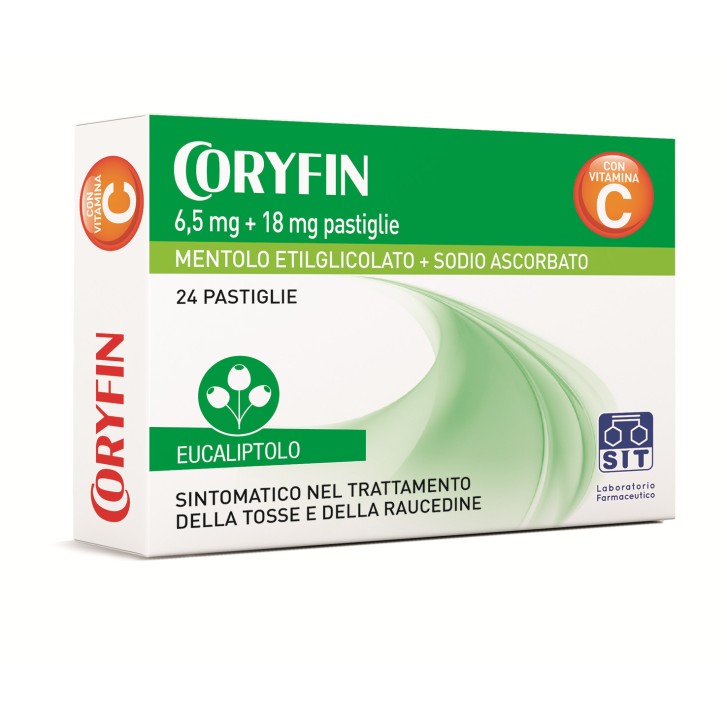 Coryfin C Pastiglie Gusto Mentolo 24 Unità - CORYFIN
