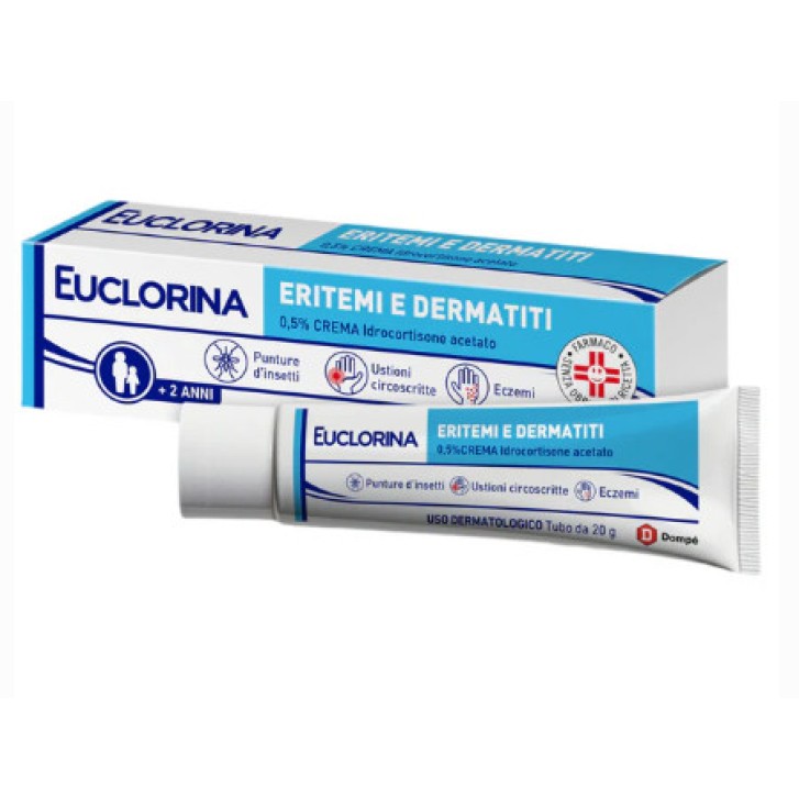 Euclorina Eritemi e Dermatiti Crema 20g 0,5% - Euclorina