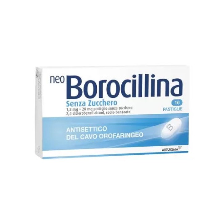 Neoborocillina C Pastiglie Vitamina C Senza Zucchero Aroma Arancia 16 Pastiglie - Neoborocillina