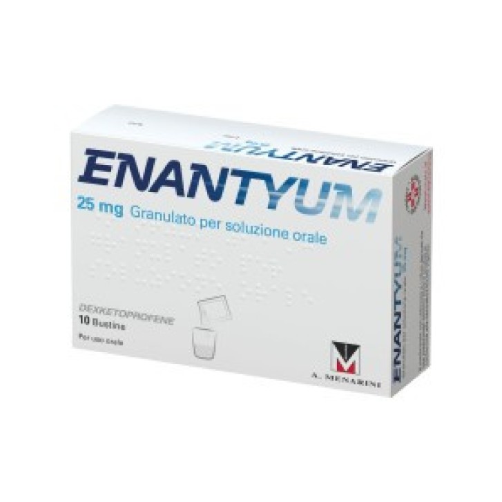 Enantyum 25 Mg Granulato Per Soluzione Orale 10 Bustine - Enantyum Enantyum 25 Mg Granulato Per Soluzione Orale 10 Bustine - Enantyum