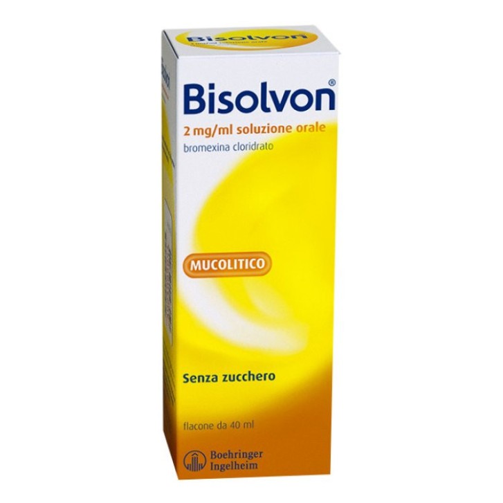 Bisolvon Soluzione Orale Mucolitico 2 Mg/Ml 40 ml - Bisolvon