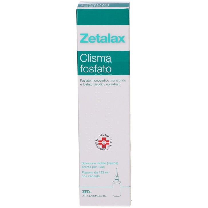 Zetalax Clisma Fosfato 133ml Stitichezza Occasionale - Zetalax