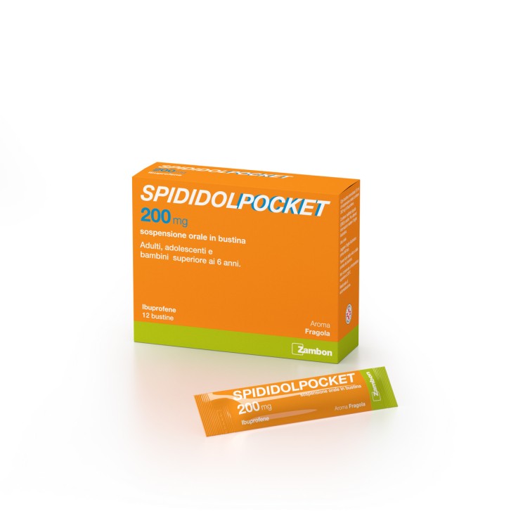 Spididol 400 mg Granulato per Soluzione Orale Gusto Cola-Limone 12 Bustine - SPIDIDOL