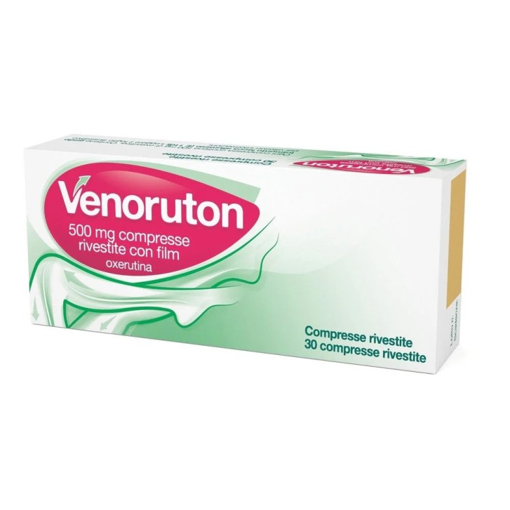 Venoruton 500 mg Compresse Rivestite per Insufficienza Venosa 30 pezzi - Venoruton