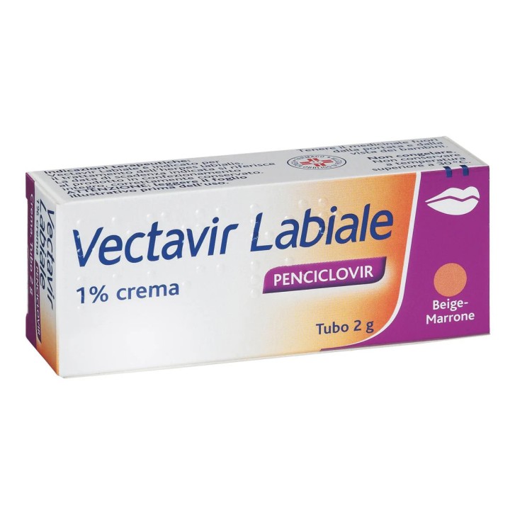 Vectavir Crema Labiale 1% Penciclovir 2g - Vectavir Vectavir Crema Labiale 1% Penciclovir 2g - Vectavir