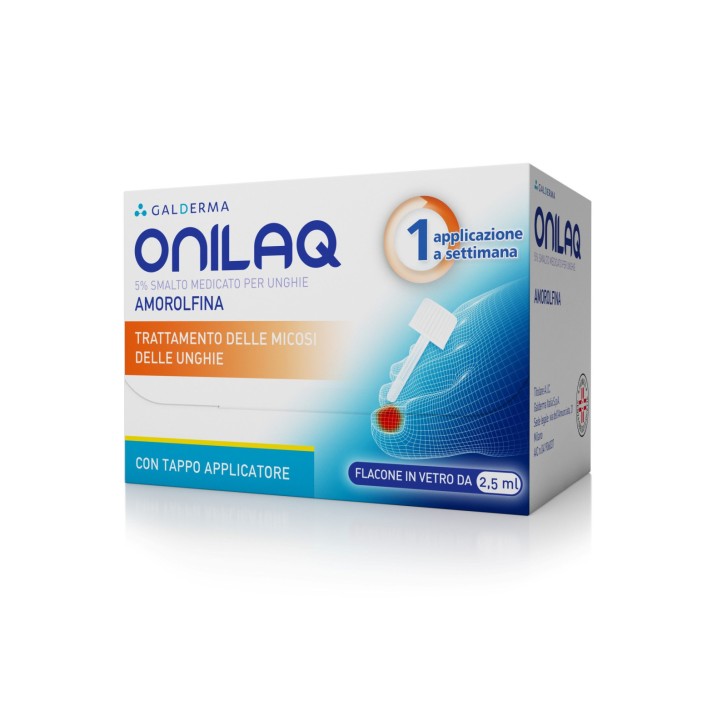 Onilaq Smalto Medicato Unghie Amorolfina 5% 2,5ml - Onilaq