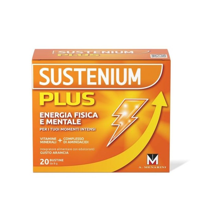 Sustenium Plus Arancia Integratore Energetico Senza Glutine 20 Bustine - SUSTENIUM Sustenium Plus Arancia Integratore Energetico Senza Glutine 20 Bustine - SUSTENIUM