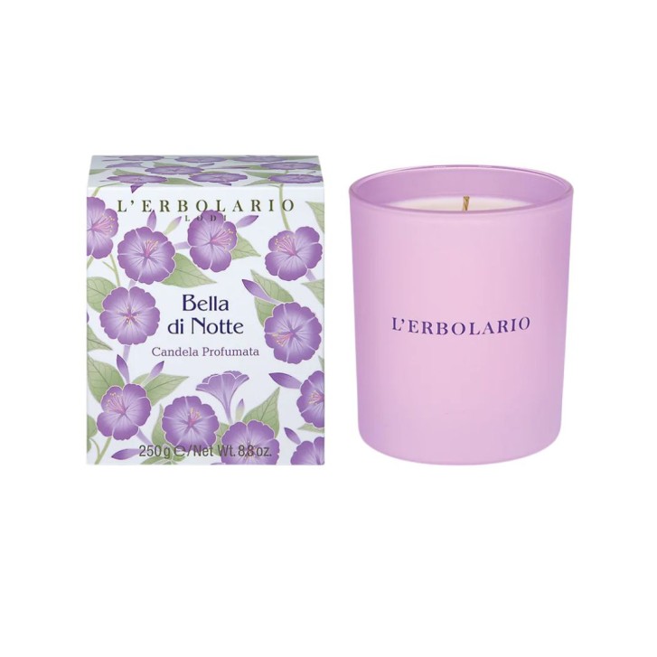 Bella di Notte Candela Profumata Fiorita Vaniglia Edizione Limitata 250g - L\'ERBOLARIO
