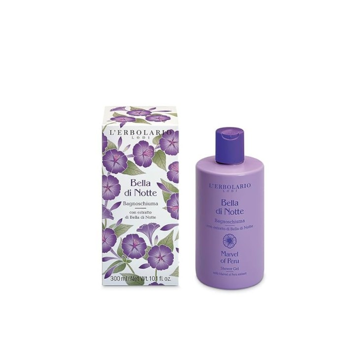 Bella di Notte Beauty Bag con Bagnoschiuma 300ml e Crema Corpo 250ml - L\'ERBOLARIO