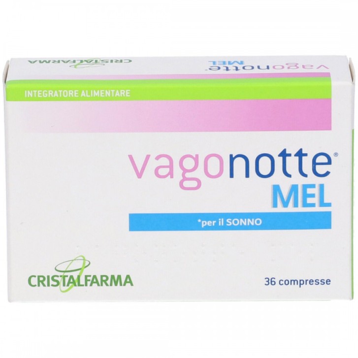 Vagonotte Mel Integratore Sonno Melatonina Sublinguale 36 Compresse - Cristalfarma