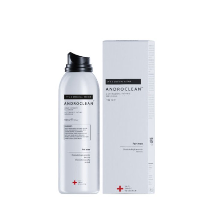 Androclean Detergente Intimo Uomo Disinfettante pH Neutro 150ml - Safi Medical Care