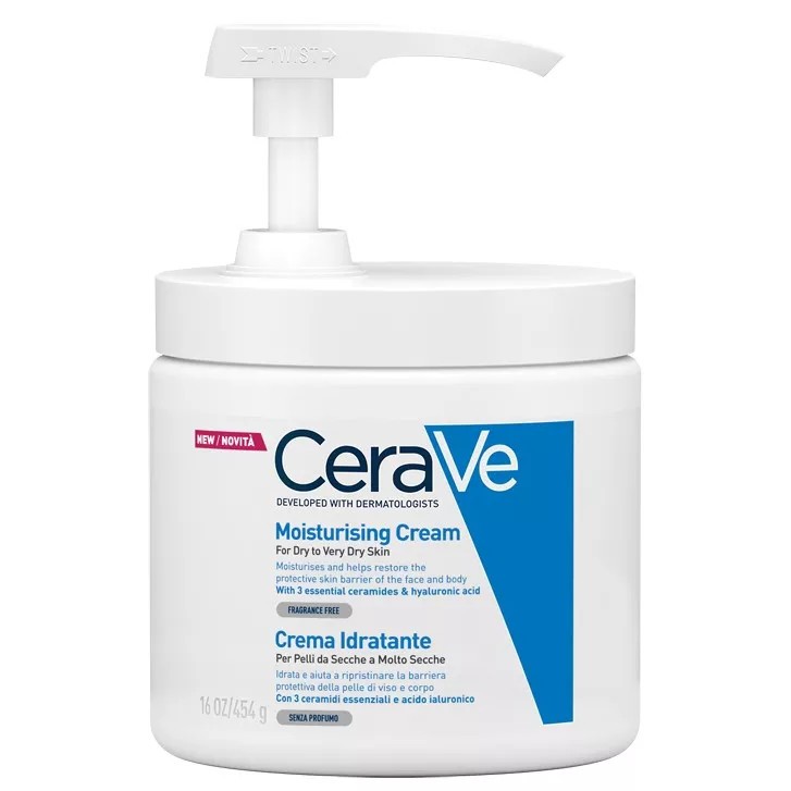 Cerave Crema Idratante Viso e Corpo per Pelli Secche 473ml - Cerave Cerave Crema Idratante Viso e Corpo per Pelli Secche 473ml - Cerave