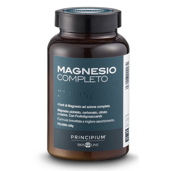 Magnesio Completo Integratore Alimentare Vegano Senza Glutine 400g - PRINCIPIUM