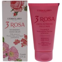Crema Mani 3 Rosa Nutriente 75ml con Balsamo Labbra Omaggio - L'ERBOLARIO