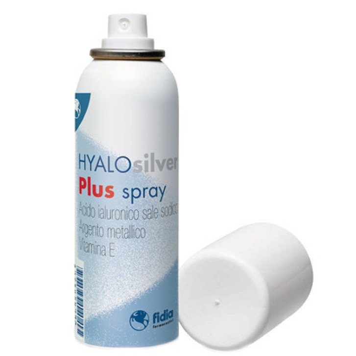 Hyalosilver Plus Spray Trattamento Lesioni Cutanee con Acido Ialuronico 125ml - HYALOSILVER