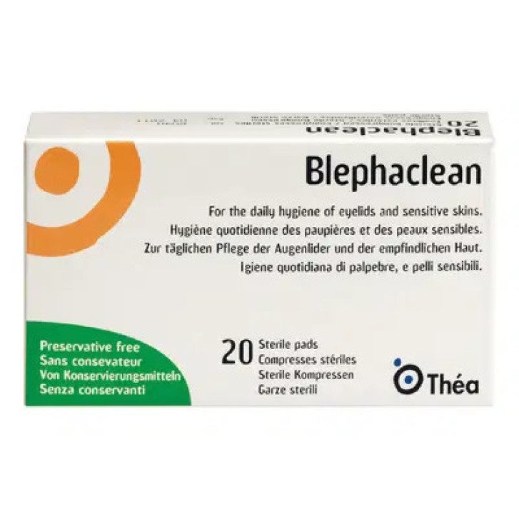 Blephaclean Garze Oculari Sterili con Acido Ialuronico 20 Pezzi - LAB.THEA Blephaclean Garze Oculari Sterili con Acido Ialuronico 20 Pezzi - LAB.THEA