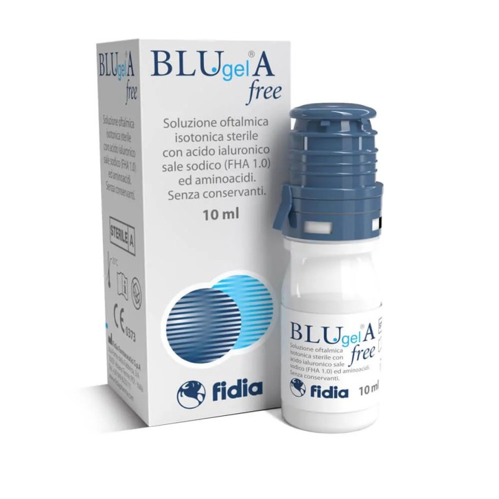 Blu Gel A Free Soluzione Oftalmica Lubrificante con Acido Ialuronico 10ml - BLU GEL Blu Gel A Free Soluzione Oftalmica Lubrificante con Acido Ialuronico 10ml - BLU GEL
