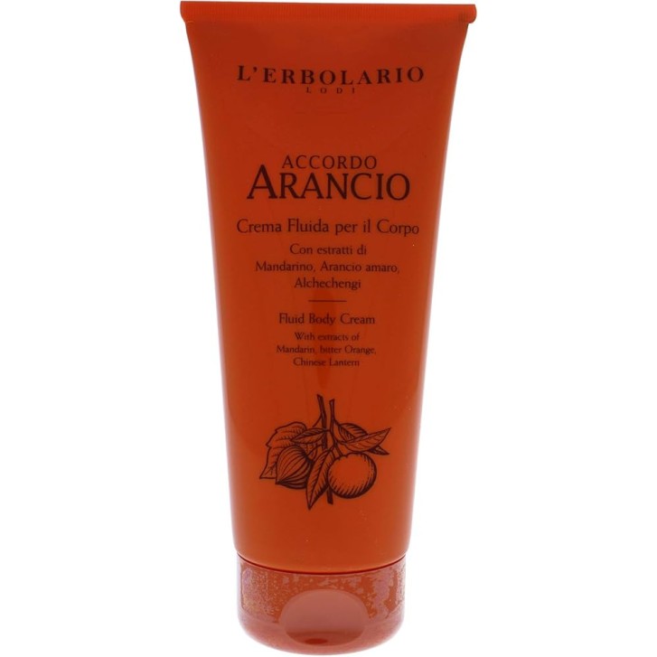 Accordo Arancio Crema Corpo Fluida Idratante Tonificante 200ml - L\'ERBOLARIO