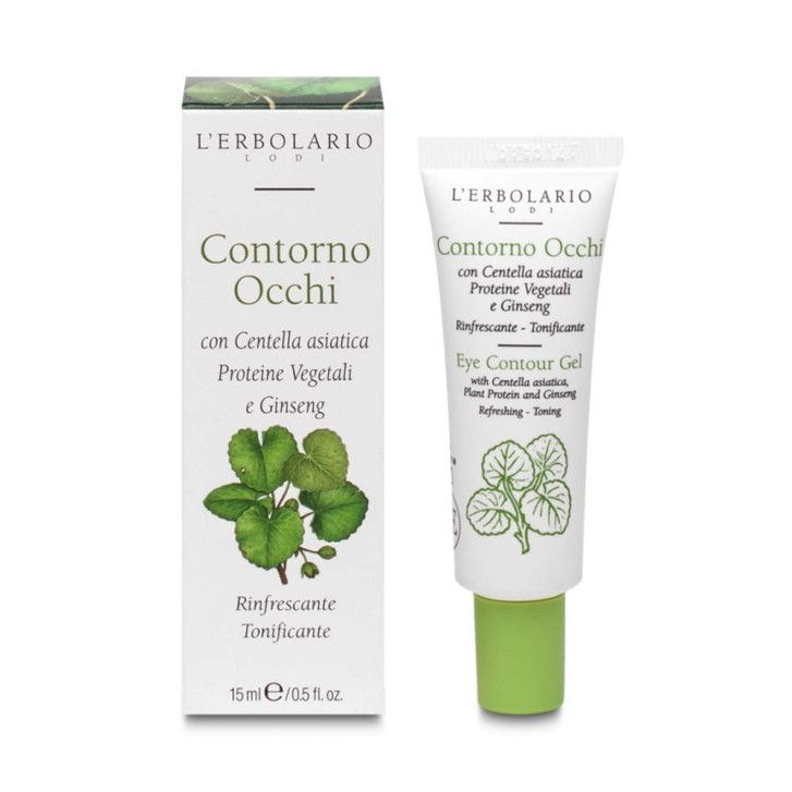 Gel Contorno Occhi Tonificante Centella Asiatica e Ginseng 15 ml - L\'ERBOLARIO