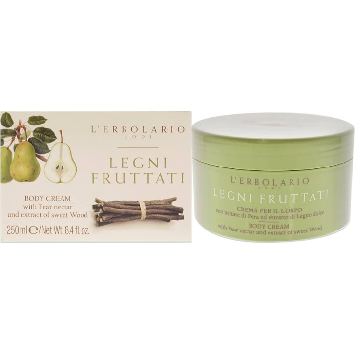 Legni Fruttati Crema Corpo Idratante 250ml Dermatologicamente Testato - L\'ERBOLARIO