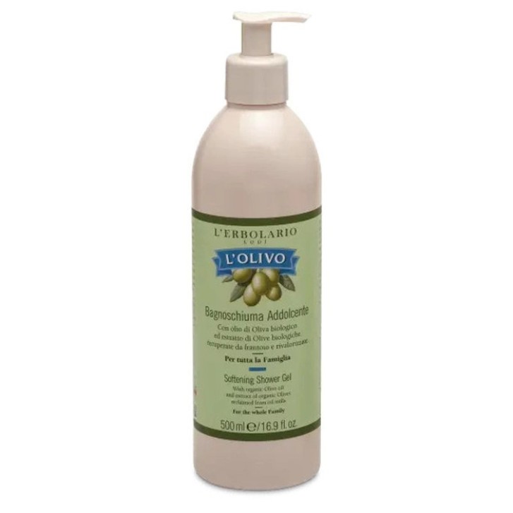 L\'Olivo Bagnoschiuma Addolcente con Olio di Oliva Biologico 500ml - L\'ERBOLARIO L\'Olivo Bagnoschiuma Addolcente con Olio di Oliva Biologico 500ml - L\'ERBOLARIO