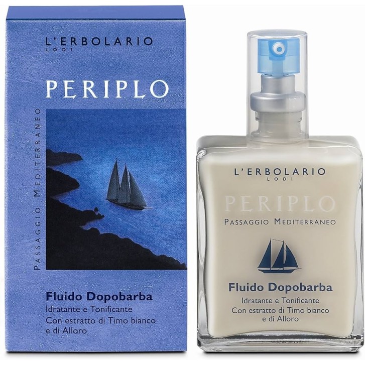 Periplo Fluido Dopobarba Idratante e Tonificante Senza Alcool 100ml - L\'Erbolario